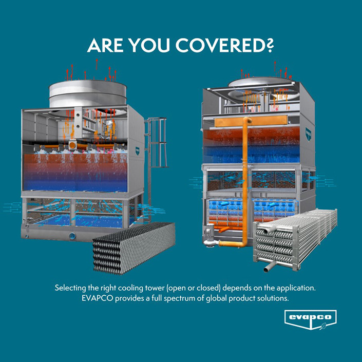 Open and Closed Cooling Towers Understanding the ideal type for your